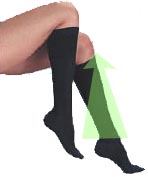 calze a compressione graduata - la terapia discreta per gambe sane e riposate